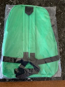 Bright 17 x 12 Unisex Backpack. NIP Ships NEXT DAY GREEN - Picture 1 of 2