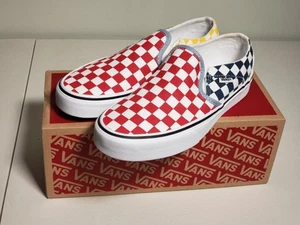 Vans Slipper Schachbrettmuster Block True White Multi Damengröße 8 - Bild 1 von 21