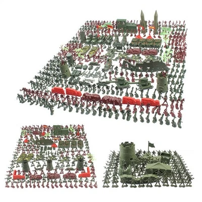 100/290/519PCS Army Men Action Figures Toy Set Soldier Action Figures Military T - Image 1 of 4