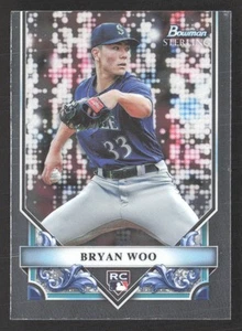 2024 Bowman Sterling Bryan Woo #BSR-21 RC Rookie Revelation Seattle Mariners - Picture 1 of 2