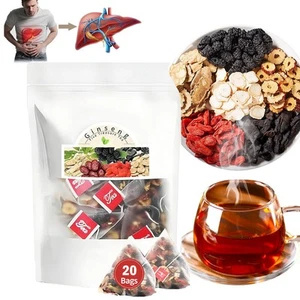Ginseng Six Treasure Tea, tè per i reni, tè per il fegato, tè rosso dattero, salute dei reni - Foto 1 di 16