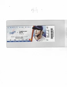 DODGERS vs TAMPA BAY RAYS 8/9/2013 TICKET KERSHAW - Picture 1 of 1