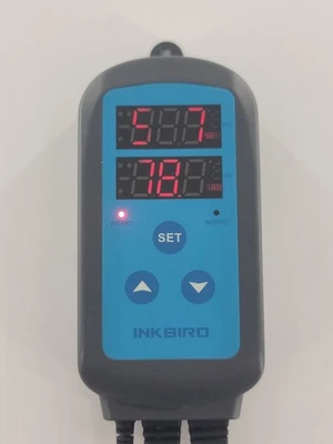 Inkbird Tech Thermostat Heat Temperature Waterproof Controller Model IHC-200 - Image 1 of 4