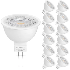 Mlambert 12 Pack MR16 LED Bulbs 50W Halogen Equivalent,2700K Warm White,5W GU... - Picture 1 of 7