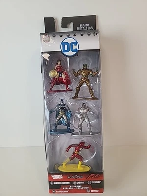 Superman SuperGirl Aquaman Lex Luthor Batman DC 1.5" Nano MetalFigs Jada DMG PKG - Image 1 of 4