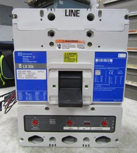 💥CUTLER HAMMER 600A CIRCUIT BREAKER 3 POLE 600 VAC 250 VDC LD3600F W/ 500A TRIP - Picture 1 of 8
