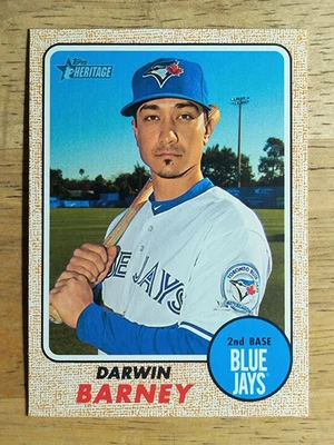 2017 Topps Heritage #312 Darwin Barney - Image 1 of 2