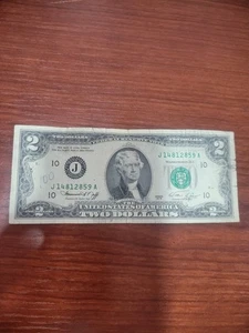 1976 Two $2 Dollar Bill - J14812859A - Picture 1 of 17