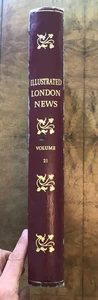 The Illustrated London News Volume Vol 21 July to Dec 1852 Art Nouveau Binding - Foto 1 di 3