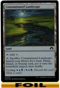 1x - Contaminated Landscape - FOIL - Modern Horizons 3 - C NM MTG - Picture 1 of 1