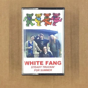 WHITE FANG STEADY TRUCKIN FOR SUMMER Cassette Tape LIMITED EDITION WHITE SHELL - Picture 1 of 5