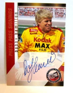 Bobby Hamilton 1999 Press Pass Authentics Signings Autograph!Petty Enterprises - Picture 1 of 3