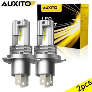 AUXITO 2X 9003 H4 HB2 LED Headlight Bulb High Low Beam Kit Super White 40000LM - Picture 1 of 15