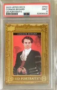 2023-24 Upper Deck Connor Bedard UD Portraits Rookie RC #P60 PSA 9 Blackhawks - Picture 1 of 2