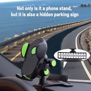 Soporte de teléfono para coche Libera tus manos Sostén 360 grados Giratorio Salpicadero Soporte - Imagen 1 de 8