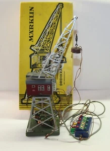 Märklin H0 7051 motorischer Drehkran mit Hebemagnet und Stellpult in OVP - Bild 1 von 4
