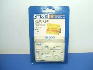 Sea-Dog 652080-1,White Nylon Shock Cord Clips 5/16" ,NEW,Lot of 2 - Bild 1 von 2