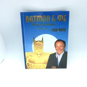BATMAN AND ME Bob Kane Limited 1996 HC Signed Lithograph Insert VG No Slipcase - Picture 1 of 8