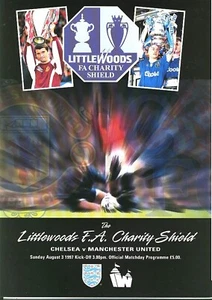 FA CHARITY SHIELD PROGRAMME 1997 Manchester United v Chelsea - Picture 1 of 1