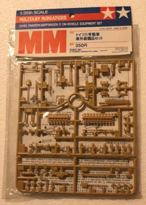 d TAMIYA 35185 - German Panzerkampfwagen IV on-vehicle equipment set- Scala 1/35 - Immagine 1 di 2