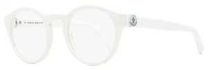 Moncler Oval Eyeglasses ML5189 021 White 49mm - Picture 1 of 3
