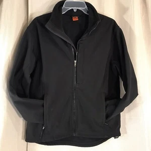 Red Kap 1923 Men's Black Full Zip Deluxe Soft Shell Lightweight Jacket Size S - Picture 1 of 12