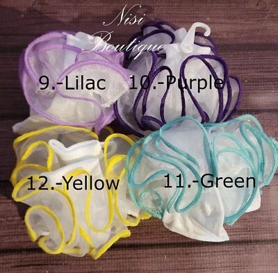 Un par de calcetines con volantes para niña, hermosa variedad de colores, nailon, ocasión especial Foto 1 de 4