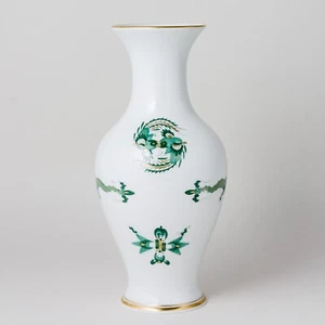 Meissen Vase Hofdrache Grün Reich 1. Wahl nach 1934 unbeschädigt - Picture 1 of 10