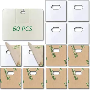 60 PCS Vertical Blind Repair Tabs Kit Clear Replacement Slats Panels - Picture 1 of 12