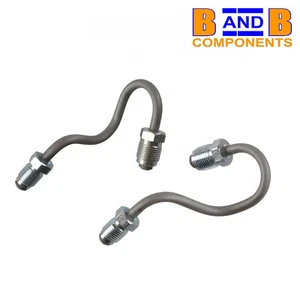 BRAKE PIPES PAIR REAR VW GOLF MK5 MK6 AUDI A3 TT TOURAN A1765 - Picture 1 of 7
