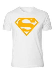 Superman Shirt Unisex White T-shirt Tee S - 5XL T-Shirt Tee - Picture 1 of 25