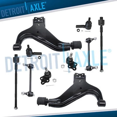 Kit de suspensión de barras estabilizadoras de brazos de control inferiores delanteros para INFINITI QX4 Pathfinder Foto 1 de 4