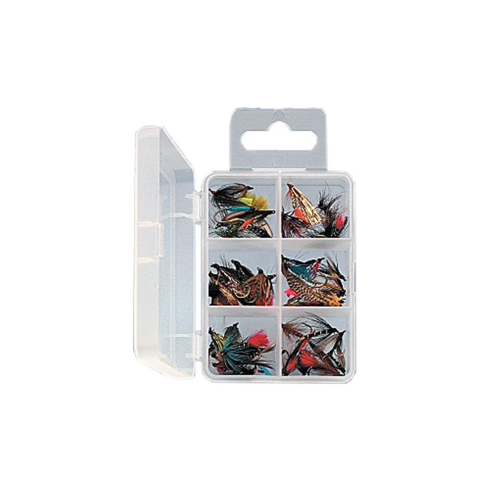 Nassfliegen Forellen Fliegen Angelset 30 Stk Forellenfliegen Forellenköder Set - Bild 1 von 1