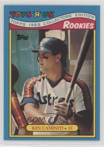 1988 Topps Toys R Us Rookies Box Set Ken Caminiti #6 Rookie RC