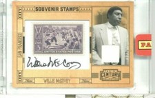 2010 Panini Century Collection Willie McCovey Souvenir Stamps Auto #'ed 02/15