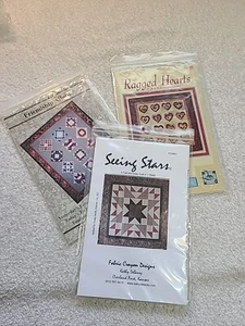 STAR 3 Asst Quilt Pattern Instruction Packets. See Attached Pics & Description - Picture 1 of 7