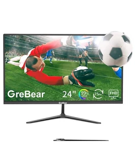 24 inch ips 75Hz Ultra-Slim PC Monitor HDMI Cable Included - Afbeelding 1 van 10