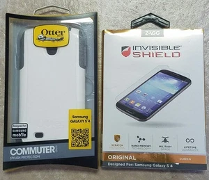 Otterbox Commuter Series Case for Samsung Galaxy S4 w/Zagg Invisible Shield NEW - Photo 1 sur 2