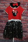 Nwt Disney Minnie Mouse Sequin Dress Halloween Costume Girls Large 10/12