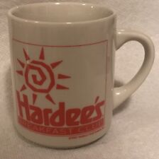 Vintage Hardee's Breakfast Club Mug Coffee Cup 1993