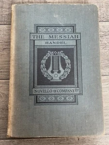 Novellos Taschenausgabe Der Messias Ein Oratorium von G.F. Händel Copyright 1912 - Bild 1 von 8