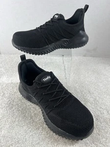 New Tinefiy Black Steel Toe Work Sneakers Anti Slip Shoes Womens size 6 - Picture 1 of 8