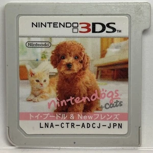 Nintendo 3DS Nintendogs + Cats Toy poodle & New Friends Japanese Games - Picture 1 of 2