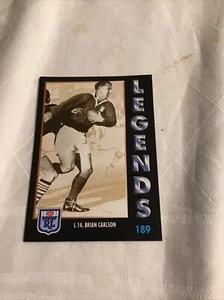 1994 Card NSW RL Legends Brian Carlson No 189 - Picture 1 of 2