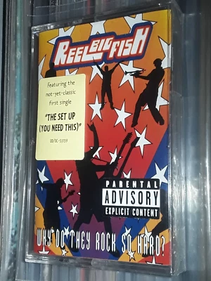 REEL BIG FISH WHY DO THEY ROCK SO HARD CASSETTE TAPE USA HYPE STICKER SEALED SKA - Image 1 of 4