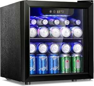 12 Bottle/48 Can Beverage Refrigerator, Wine Cooler/Cabinet, Mini Drink Fridge, - Picture 1 of 7