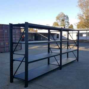 3M Matte Black Heavy Duty Workshop Racking Storage Shelving Garage Shelves Racks - Picture 1 of 21