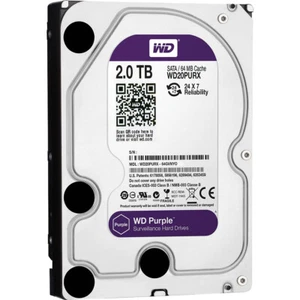 WD WD20PURX Purple 2TB Surveillance 3.5" Hard Disk Drive Class SATA SATA 6 Gb/s - Picture 1 of 7