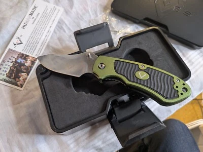 V-Nives Stout - Green Aluminum / Rubber Inlays Foto 1 de 4