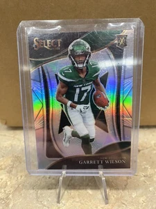 2021 Select Garrett Wilson 2022 XRC Redemption Silver Prizm #412 Jets - Picture 1 of 2